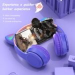 P47 Kabellose LED Katzenohren Bluetooth Kopfhörer – Bild 3