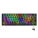 Kabellose Gaming-Tastatur mit RGB-Beleuchtung – 61 Tasten
