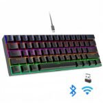Kabellose Gaming-Tastatur mit RGB-Beleuchtung – 61 Tasten – Bild 2
