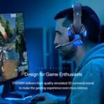 Gaming Headset mit LED-Lichtern, Komfortpolstern, Geräuschunterdrückendem Mikrofon, On-ear Kopfhörer – Bild 10