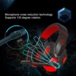 Gaming Headset mit LED-Lichtern, Komfortpolstern, Geräuschunterdrückendem Mikrofon, On-ear Kopfhörer – Bild 3