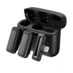 Kabellose Ansteckmikrofon-Set mit Ladecase