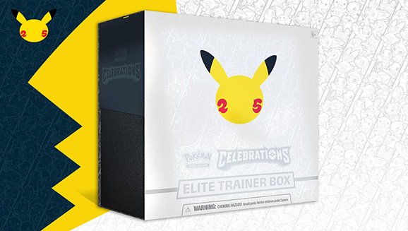 Pokémon Celebrations Elite Trainer Box 25th Anniversary original versiegelt