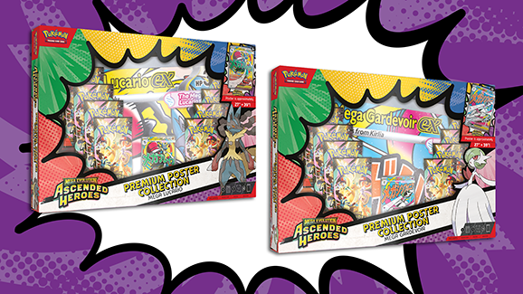 Pokemon Mega Evolution—Ascended Heroes Premium Poster Collection—Mega Gardevior (English)