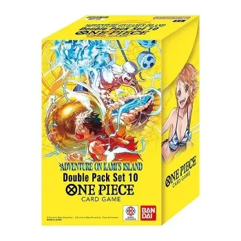 One Piece Double Pack Vol. 10 mit 2 Boosterpacks und DON Karte