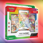 Pokemon First Partner Illustration Collection Series 1 mit Promo Karten, Boosterpacks und Stickerbogen