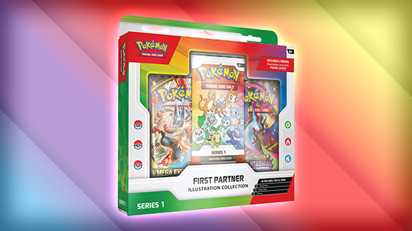 Pokemon First Partner Illustration Collection Series 1 mit Promo Karten, Boosterpacks und Stickerbogen