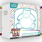Pokemon Scarlet & Violet—151 Elite Trainer Box (EnglishPokemon 151 ETB mit 9 Boosterpacks und Snorlax Promokarte