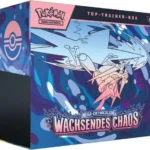 Pokémon Mega-Entwicklung Wachsendes Chaos Top-Trainer-Box Deutsch mit 9 Boosterpacks