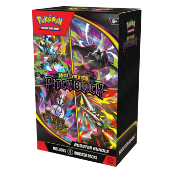Pokémon Mega Evolution Pitch Black Booster Bundle mit 6 Boosterpacks Englisch