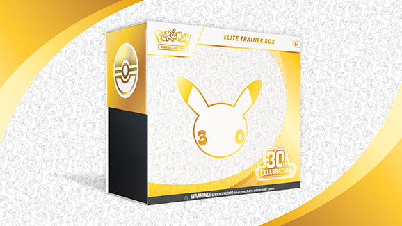 Pokémon TCG 30th Celebration Elite Trainer Box Englisch mit 9 Boosterpacks und Nidorina Full-Art Promo