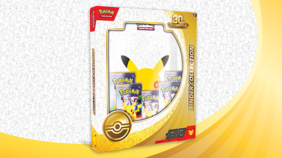 Pokémon 30th Celebration Binder Collection mit Sammelordner und 5 Boosterpacks
