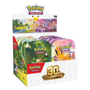 Pokémon TCG 30th Celebration Day & Night Mini Tins Englisch mit 10 verschiedenen Designs